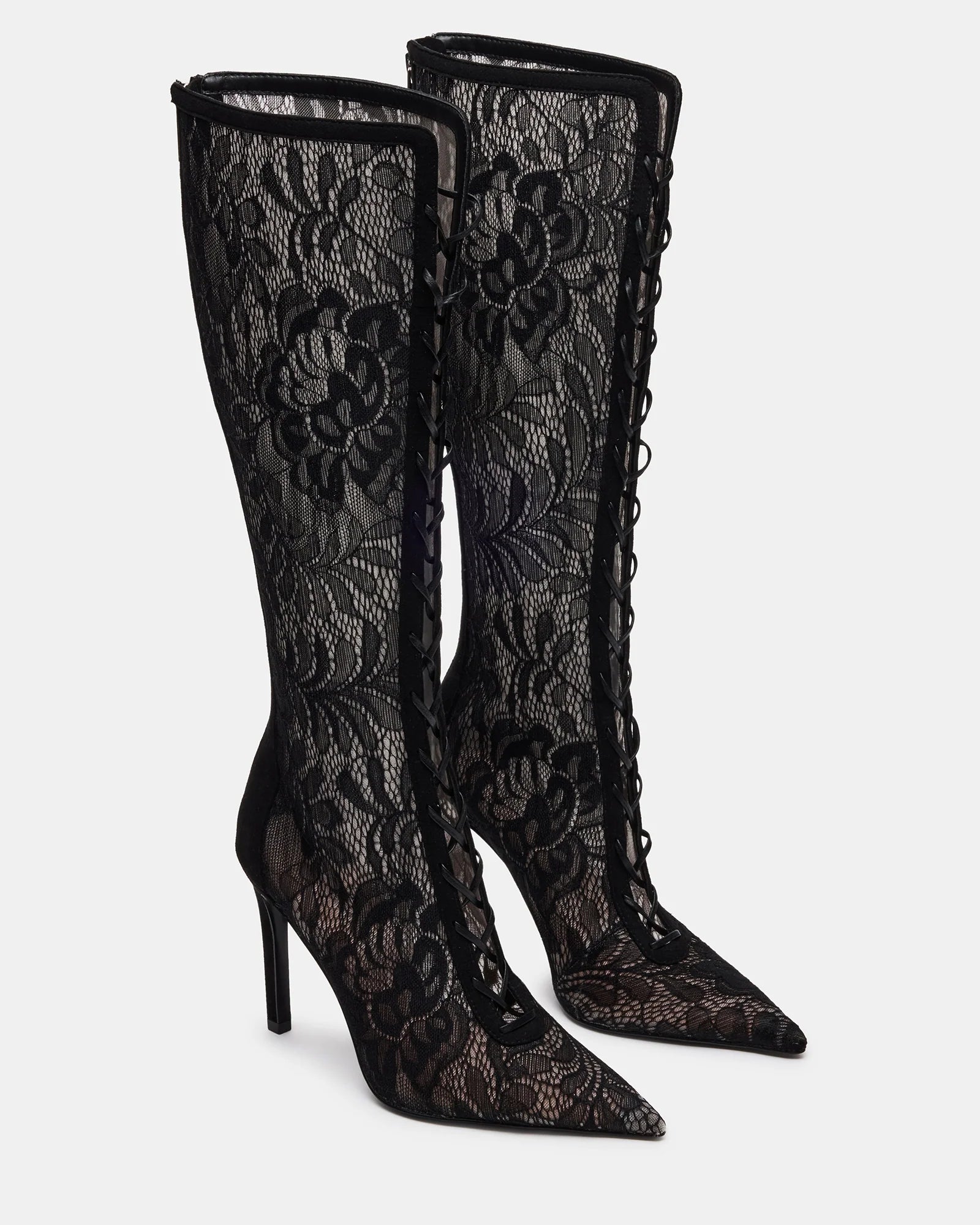 MAXINE BLACK LACE - Women's Shoes - Steve Madden Canada - view 2