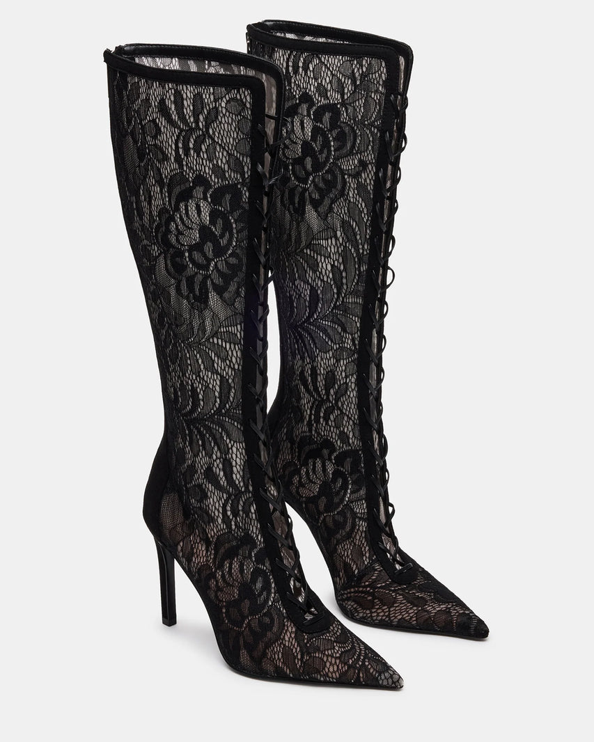 MAXINE BLACK LACE - Women's Shoes - Steve Madden Canada - view 2