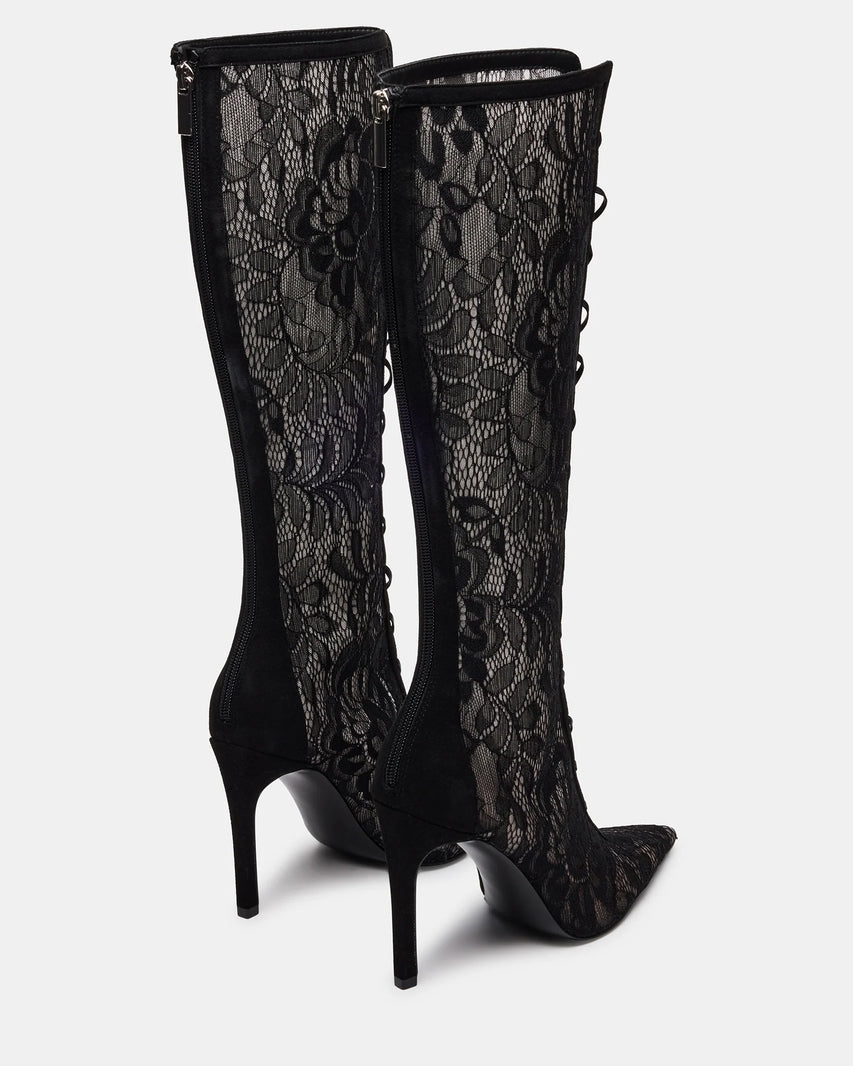 MAXINE BLACK LACE - Women's Shoes - Steve Madden Canada - view 5