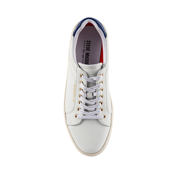 MECOS WHITE LEATHER - Men's Shoes - Steve Madden Canada