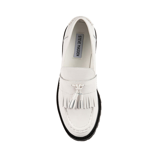 MINKA WHITE LEATHER - Women's Shoes - Steve Madden Canada