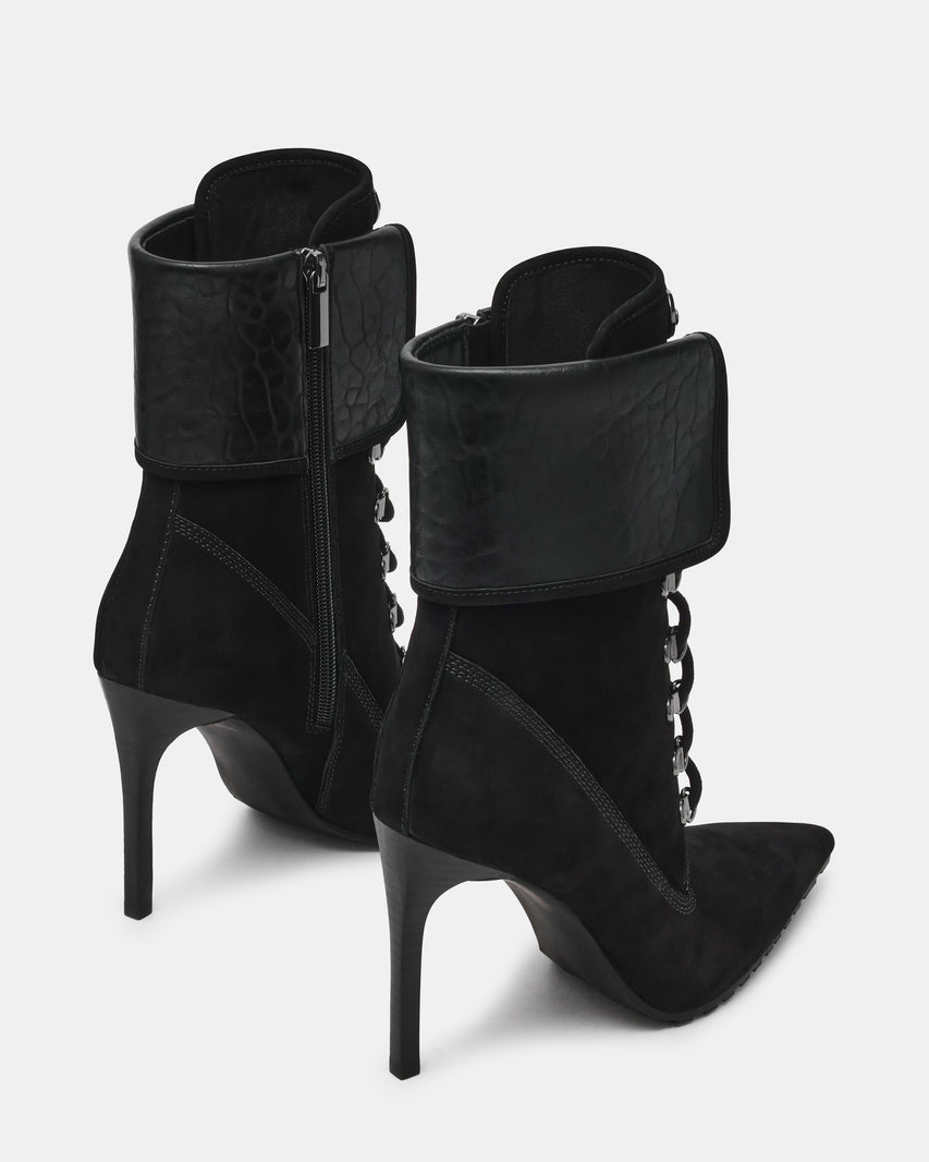 MORALS BLACK NUBUCK - Women's Shoes - Steve Madden Canada - view 5