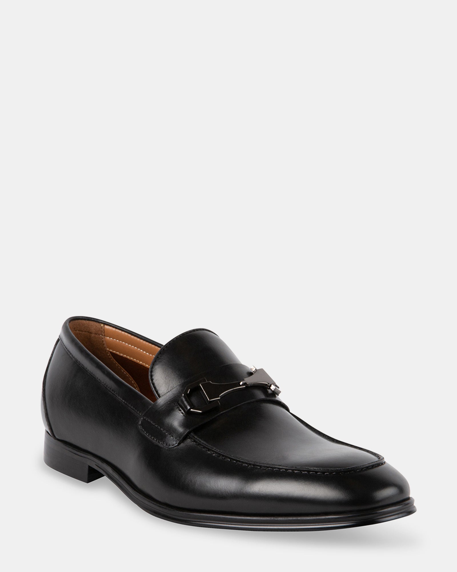 NETTO BLACK LEATHER - Men's Shoes - Steve Madden Canada