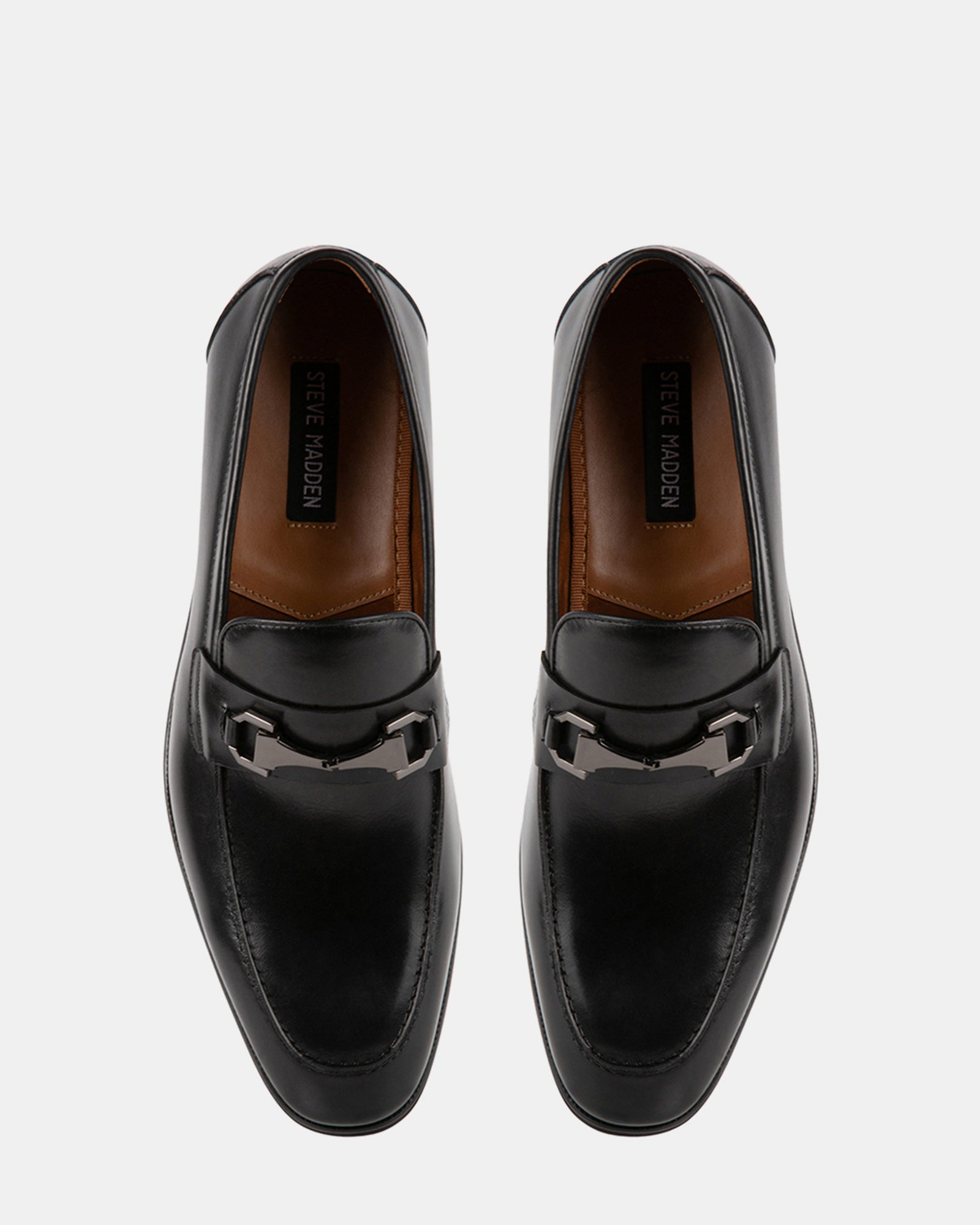 NETTO BLACK LEATHER - Men's Shoes - Steve Madden Canada