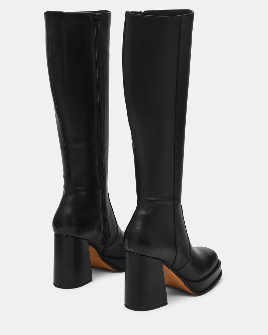 ODELIA BLACK LEATHER - Women's Shoes - Steve Madden Canada - view 6