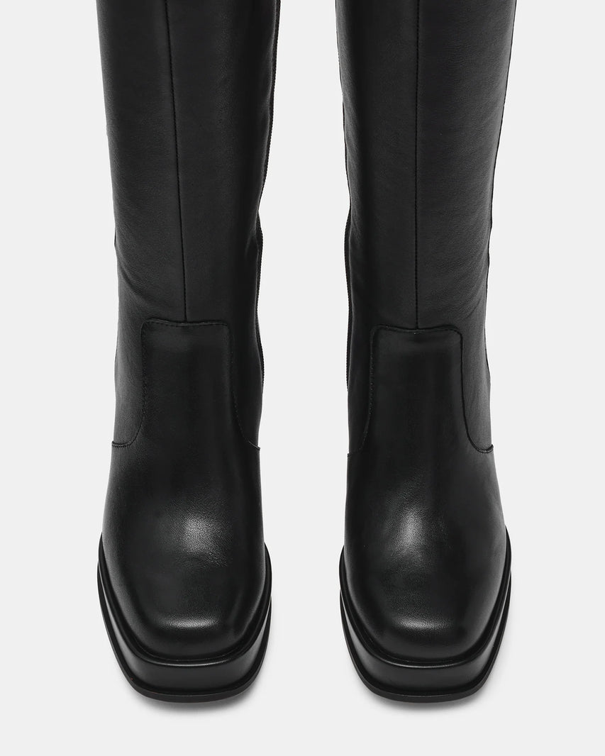 ODELIA BLACK LEATHER - Women's Shoes - Steve Madden Canada - view 5