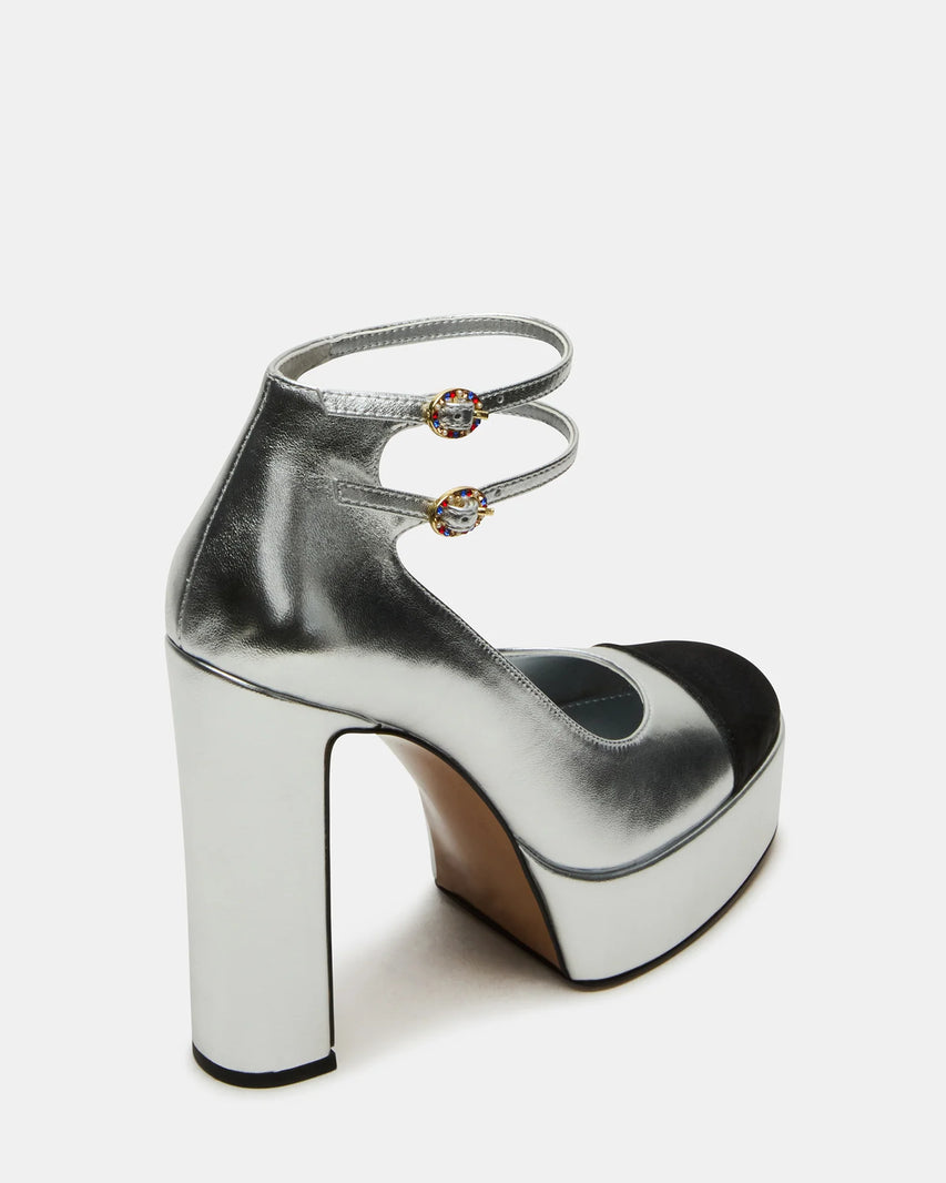 PEYTONN SILVER LEATHER - Women's Shoes - Steve Madden Canada - view 5