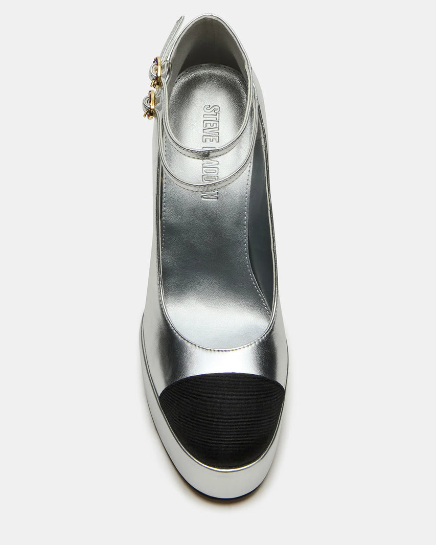 PEYTONN SILVER LEATHER - Women's Shoes - Steve Madden Canada - view 4