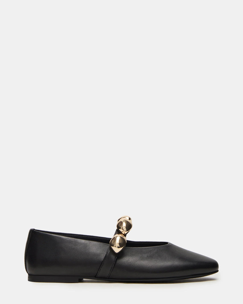 POPPIN BLACK LEATHER - Women's Shoes - Steve Madden Canada