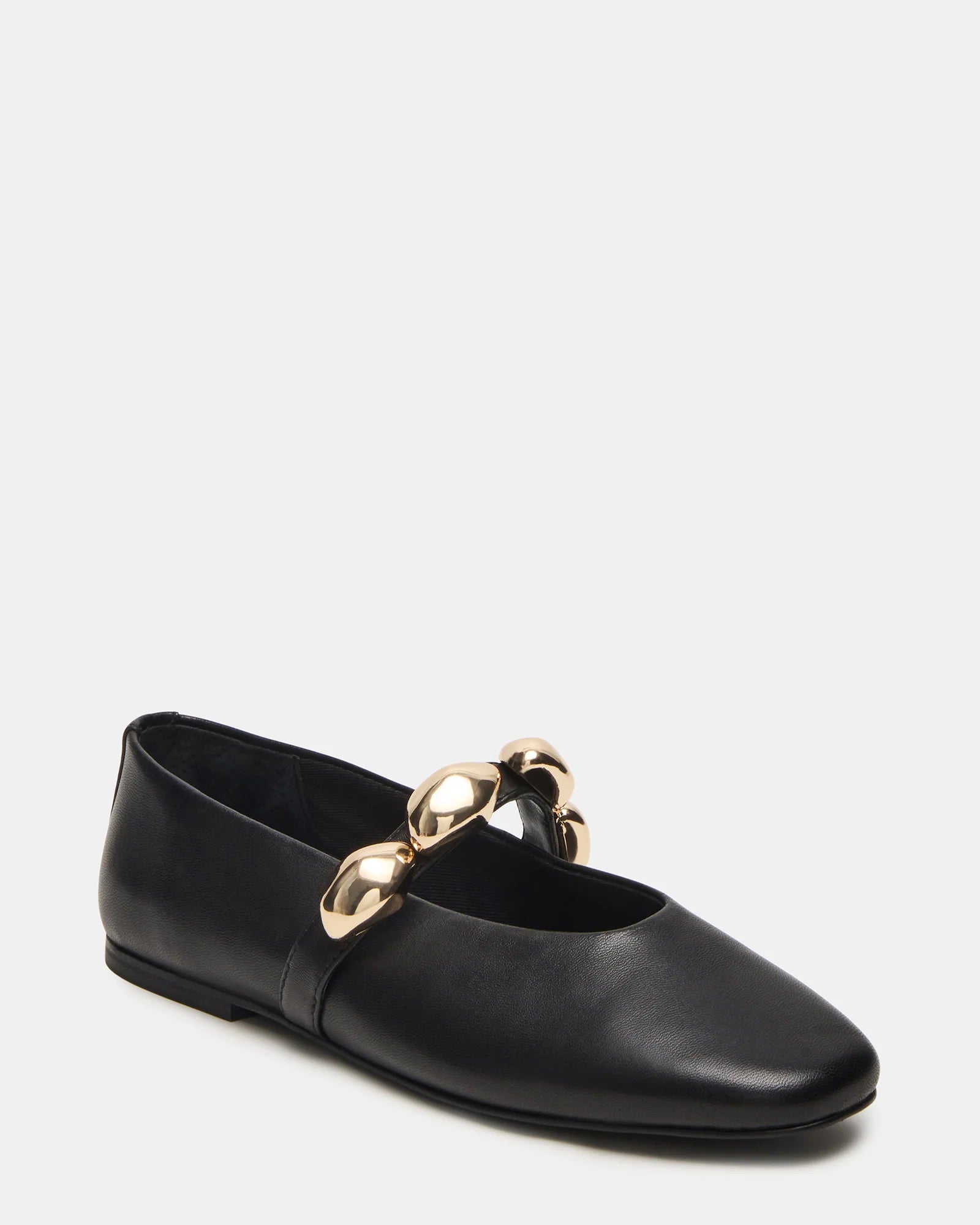 POPPIN BLACK LEATHER - Women's Shoes - Steve Madden Canada - view 3