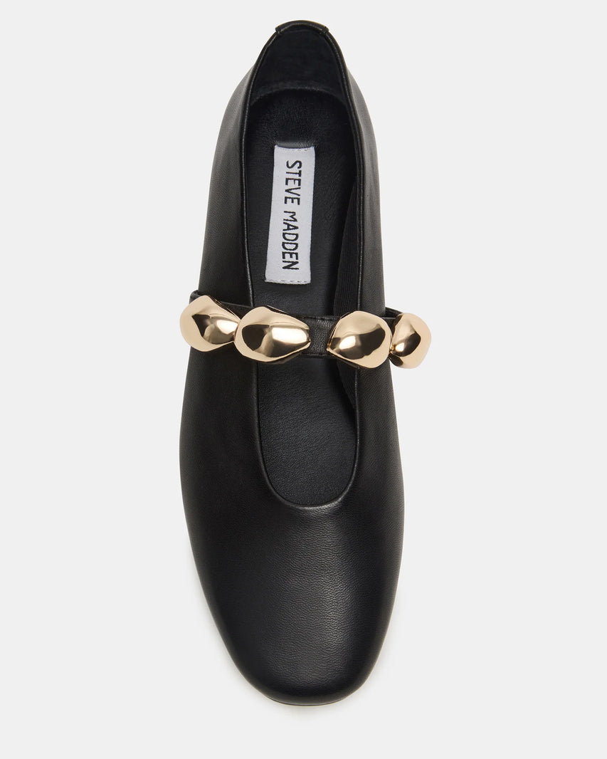 POPPIN BLACK LEATHER - Women's Shoes - Steve Madden Canada - view 8