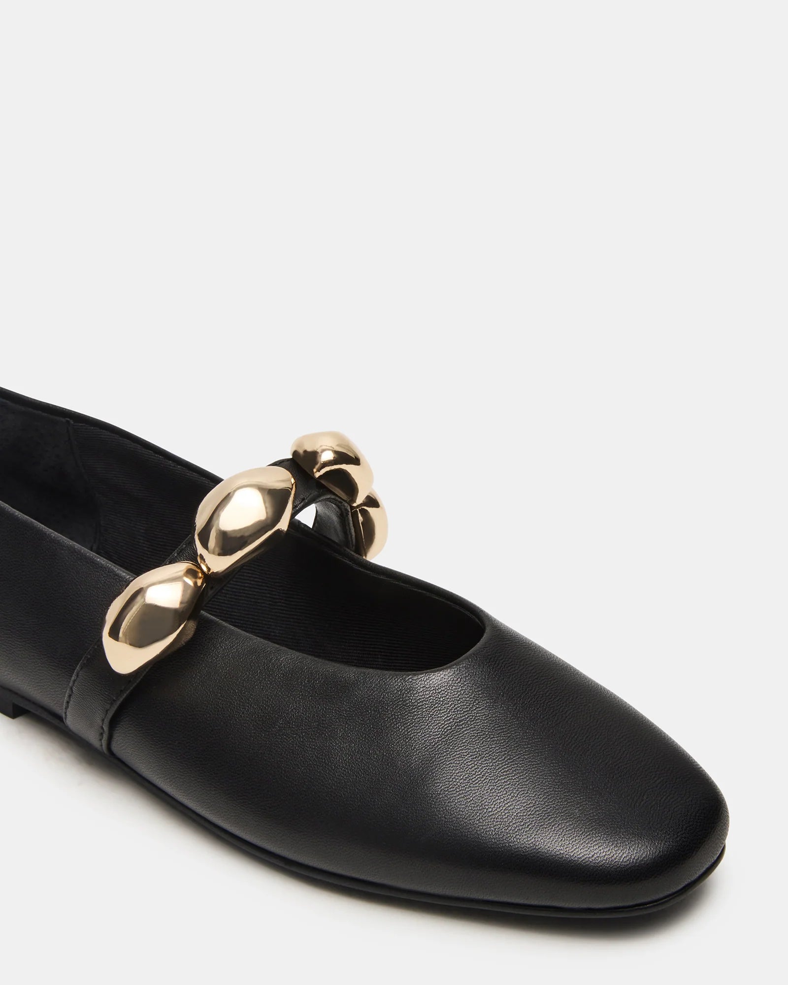 POPPIN BLACK LEATHER - Women's Shoes - Steve Madden Canada - view 5