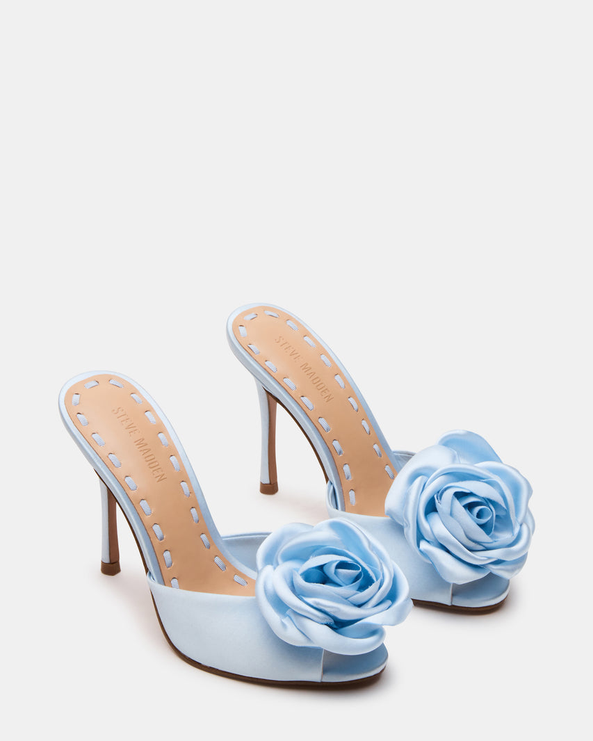 PRIYAA-F BLUE SATIN - Women's Shoes - Steve Madden Canada - view 3