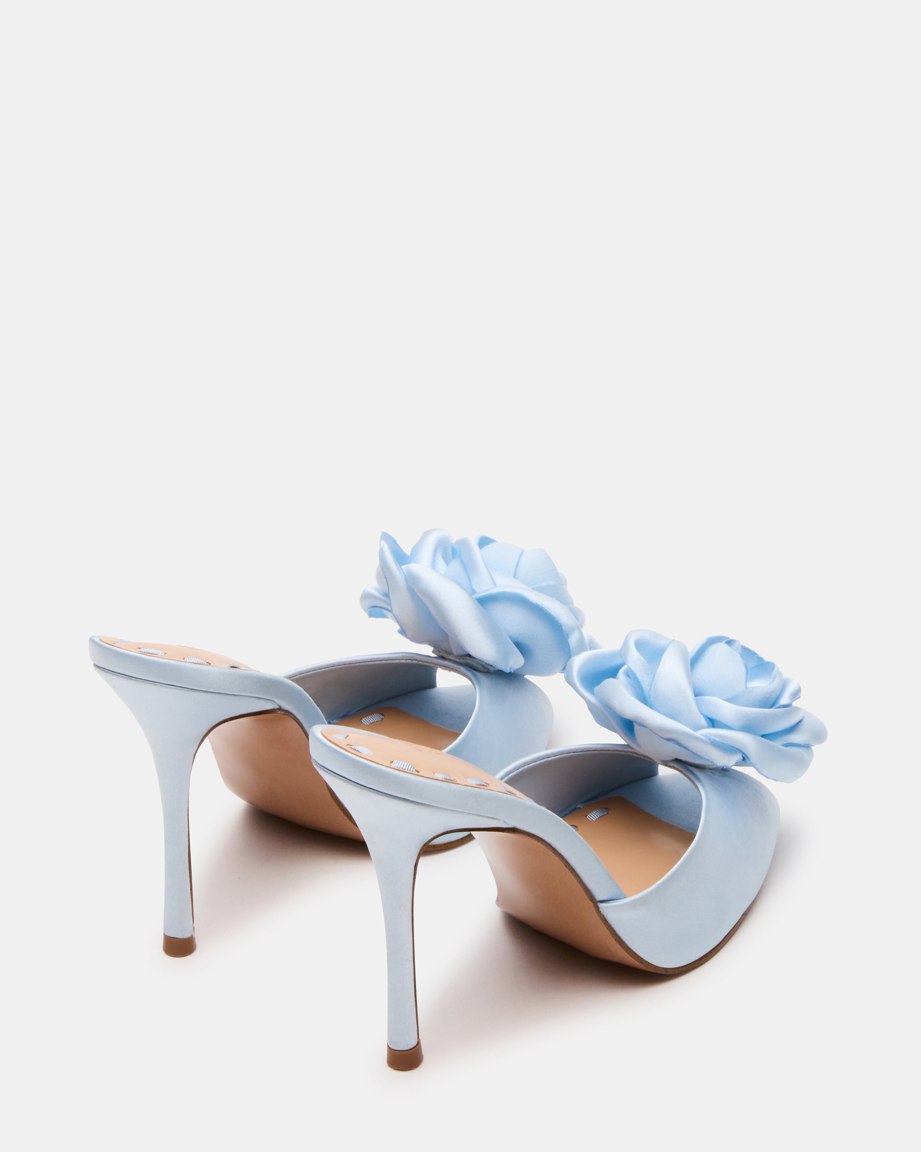 PRIYAA-F BLUE SATIN - Women's Shoes - Steve Madden Canada - view 8
