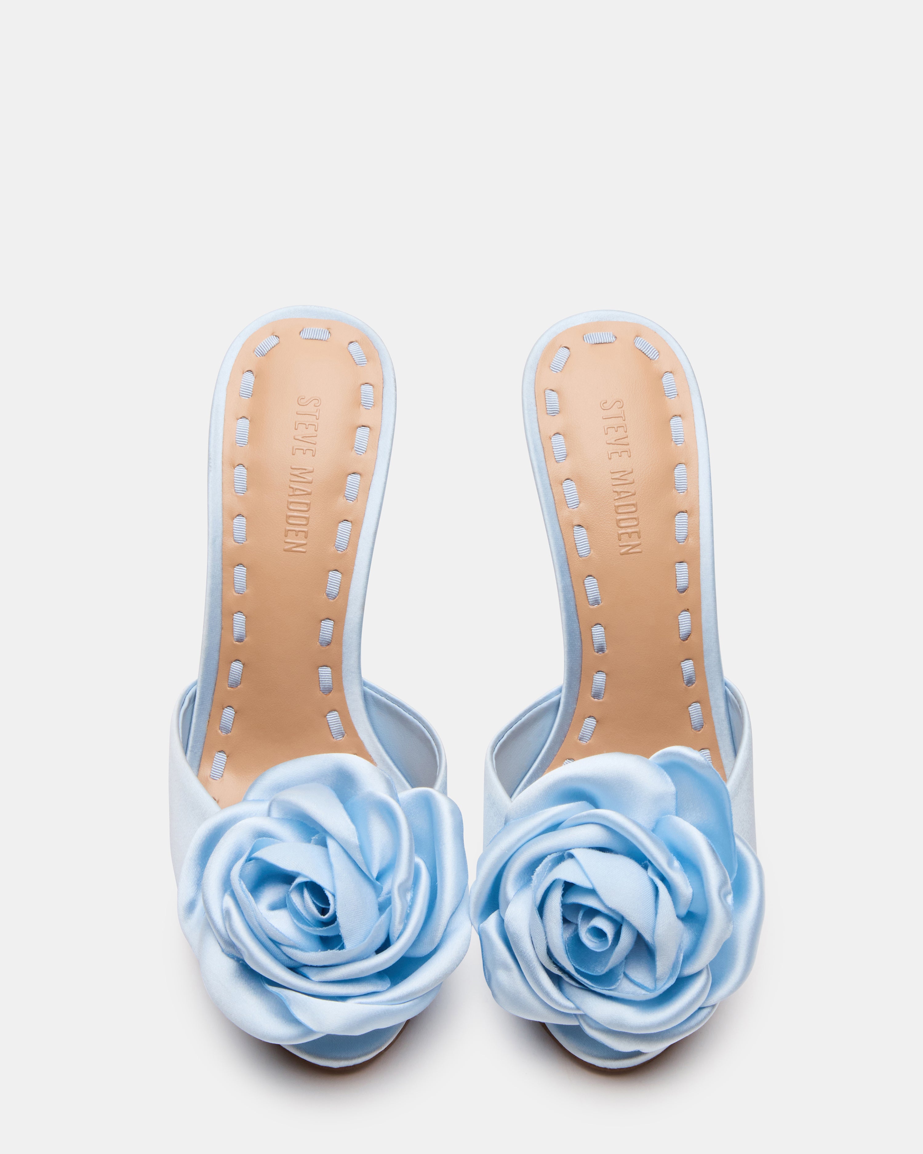 PRIYAA-F BLUE SATIN - Women's Shoes - Steve Madden Canada - view 7