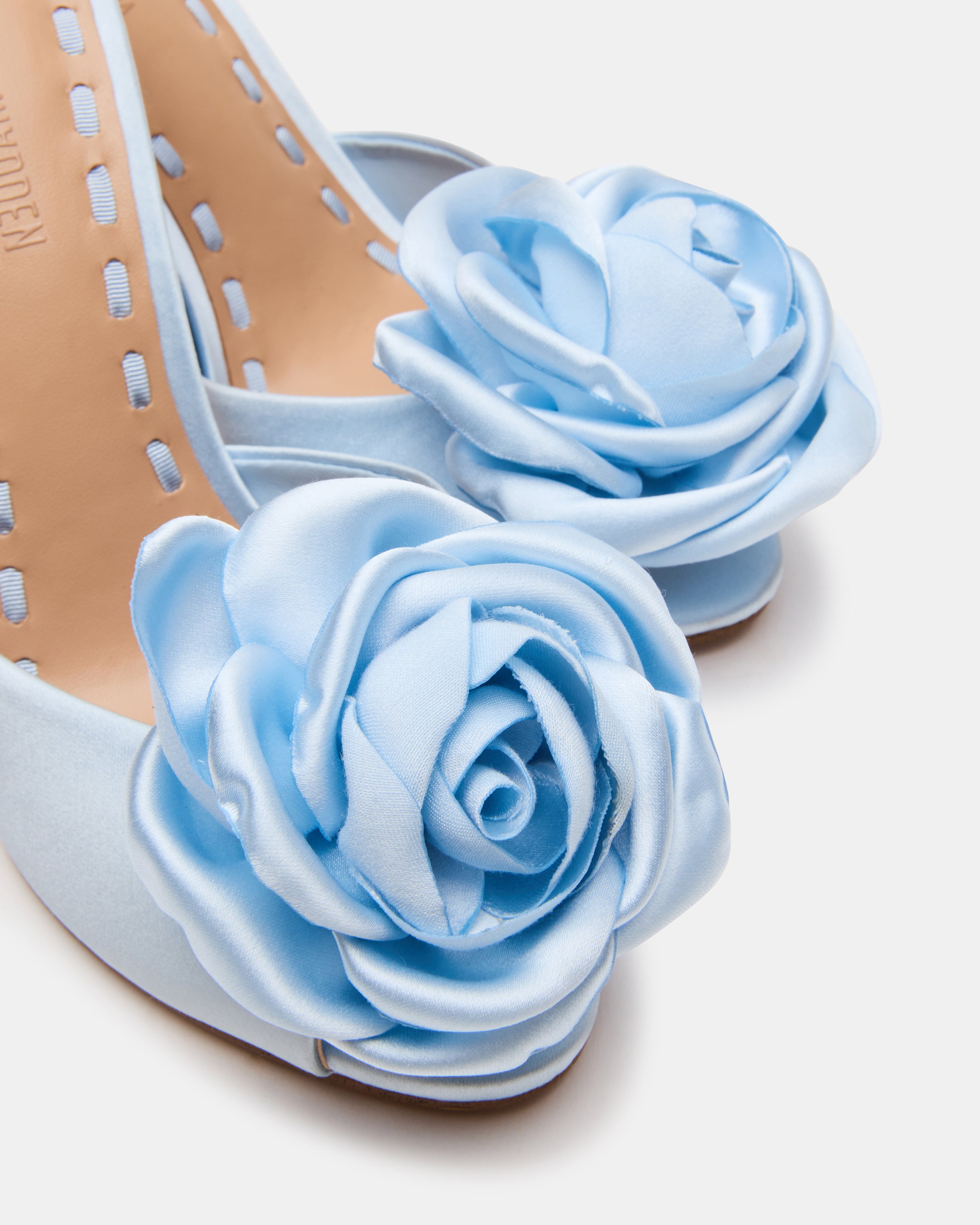 PRIYAA-F BLUE SATIN - Women's Shoes - Steve Madden Canada - view 5