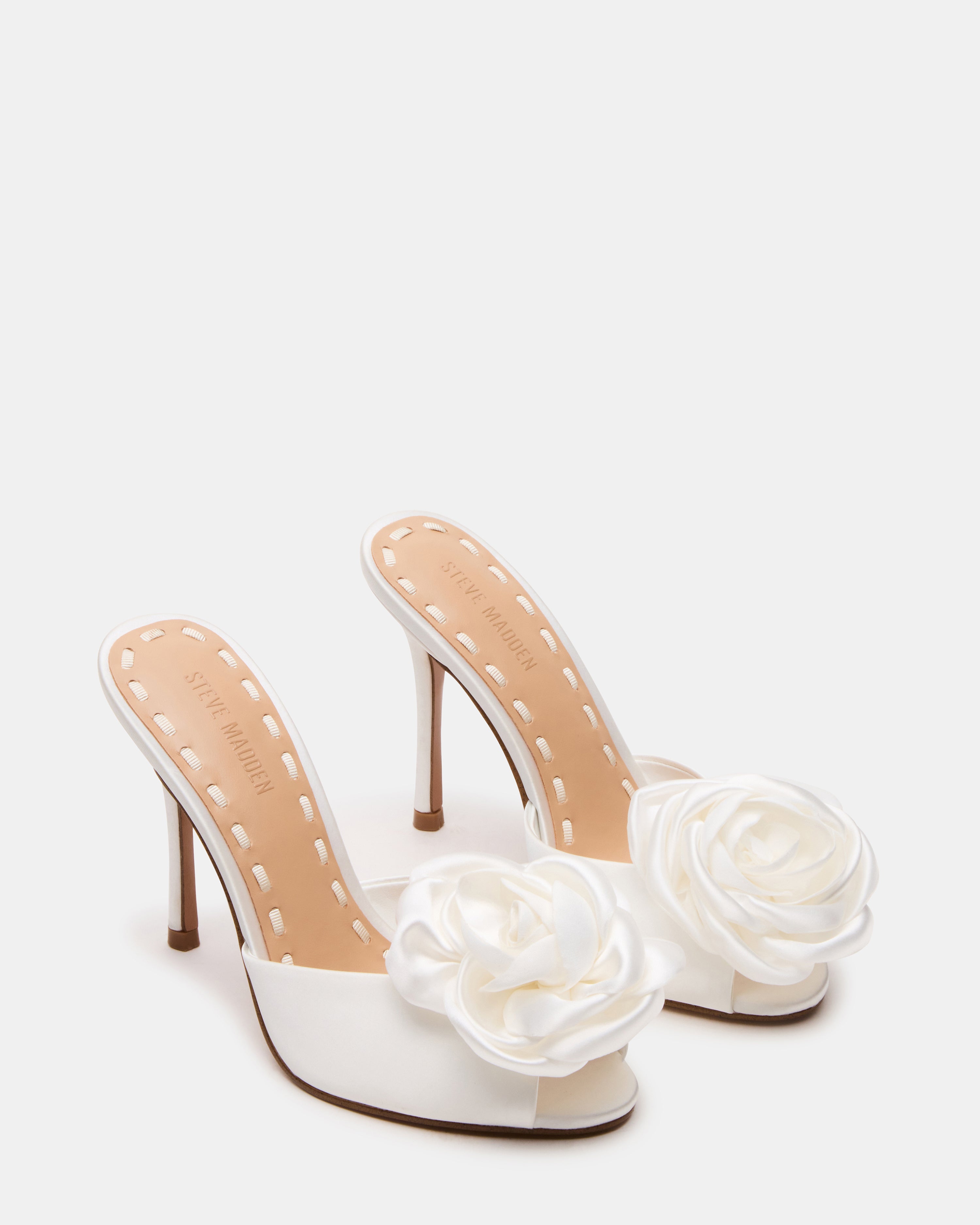PRIYAA-F NATURAL SATIN - Women's Shoes - Steve Madden Canada - view 2