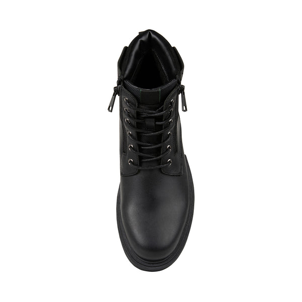 QUARTZ BLACK LEATHER - Men's Shoes - Steve Madden Canada