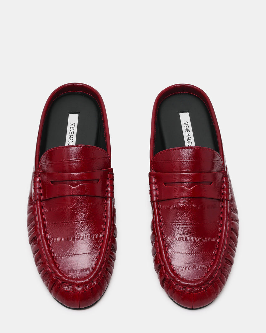 RAFE BURGUNDY EXOTIC - Women's Shoes - Steve Madden Canada - view 5