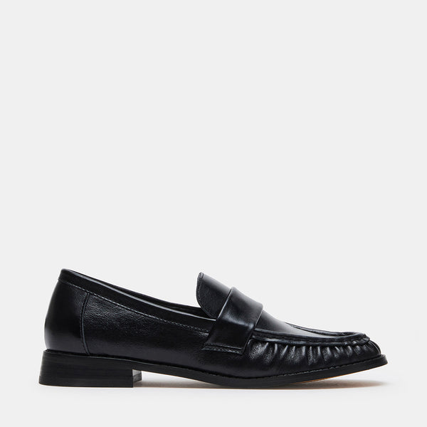 RIDLEY BLACK LEATHER - Women's Shoes - Steve Madden Canada