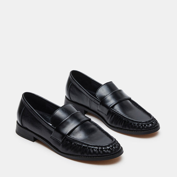 RIDLEY BLACK LEATHER - Women's Shoes - Steve Madden Canada