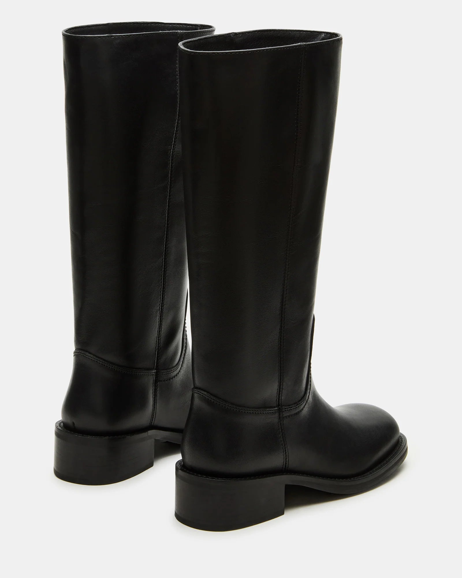 RIGGSS-W WIDE CALF BLACK LEATHER - Women's Shoes - Steve Madden Canada - view 6