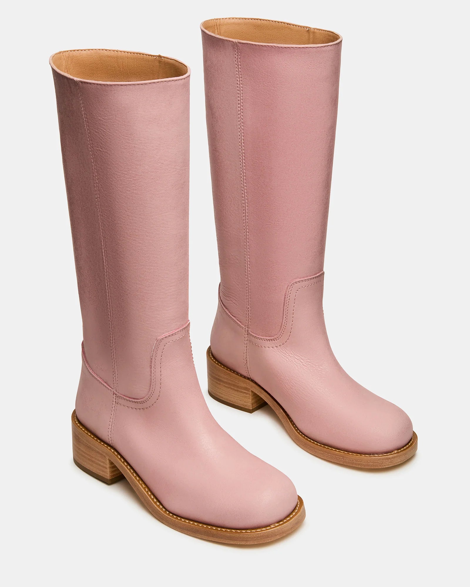 RIGGSS PINK LEATHER - Women's Shoes - Steve Madden Canada - view 2