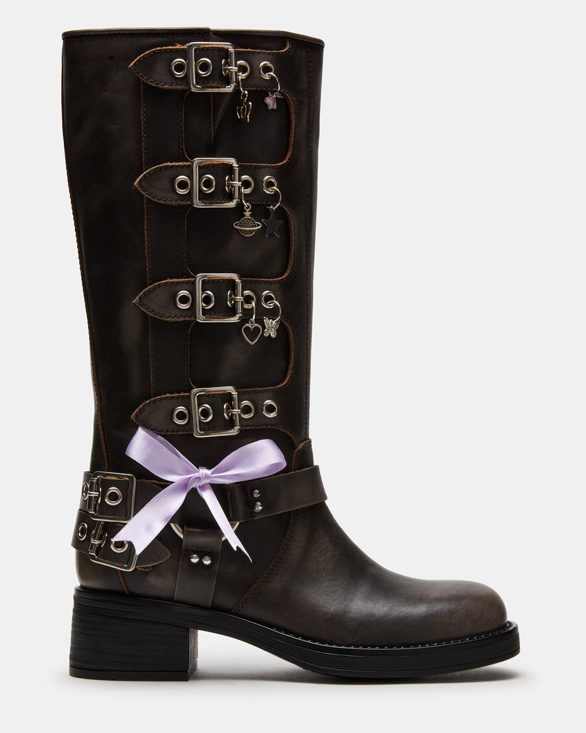 ROCKYY-C BROWN LEATHER - Women's Shoes - Steve Madden Canada