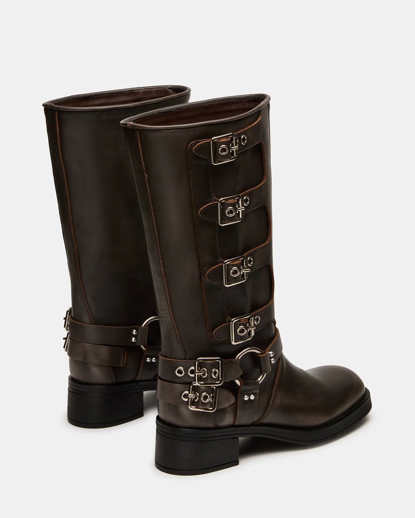 ROCKYY-W BROWN LEATHER - Women's Shoes - Steve Madden Canada