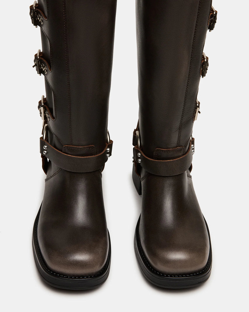 ROCKYY-W BROWN LEATHER - Women's Shoes - Steve Madden Canada