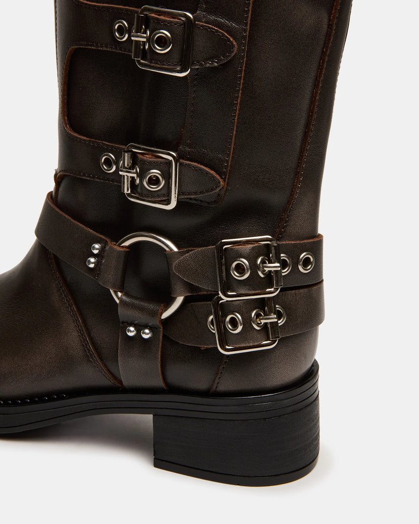 ROCKYY-W BROWN LEATHER - Women's Shoes - Steve Madden Canada