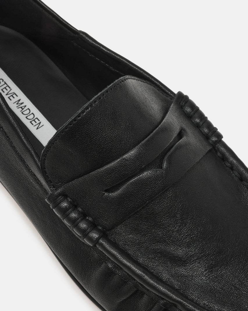 ROGER BLACK LEATHER - Women's Shoes - Steve Madden Canada - view 4