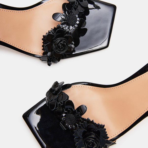 ROSALEA BLACK PATENT - Women's Shoes - Steve Madden Canada