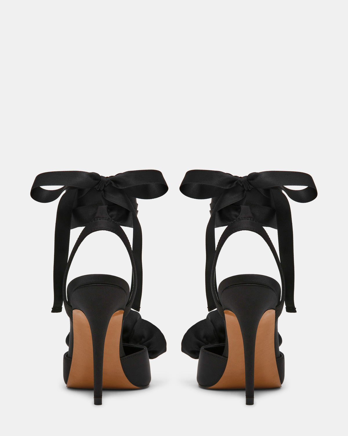 ROSIE BLACK SATIN - Women's Shoes - Steve Madden Canada - view 5