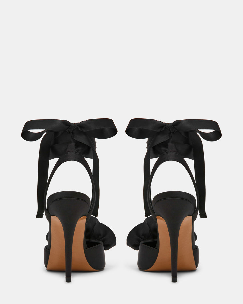 ROSIE BLACK SATIN - Women's Shoes - Steve Madden Canada - view 5