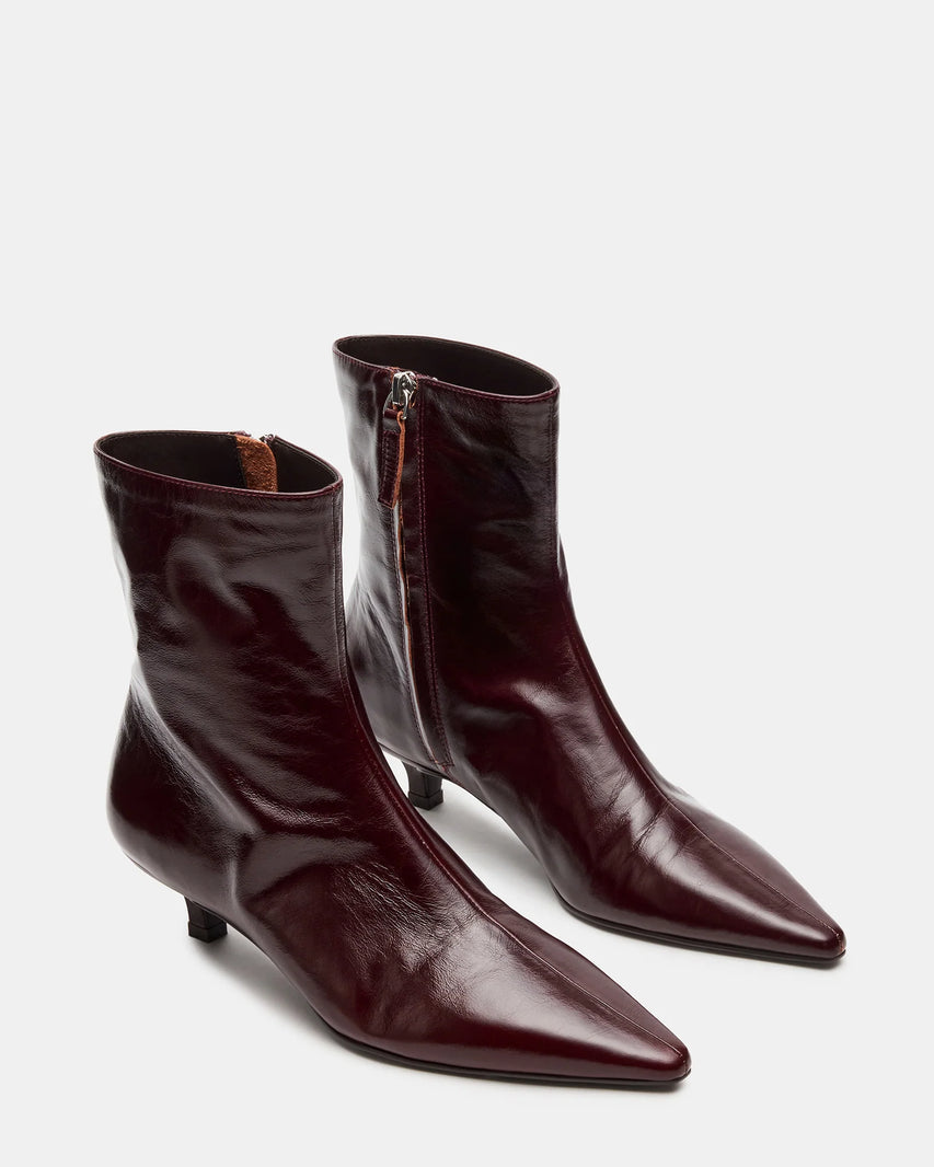 VILE BURGUNDY LEATHER - Women's Shoes - Steve Madden Canada - view 3
