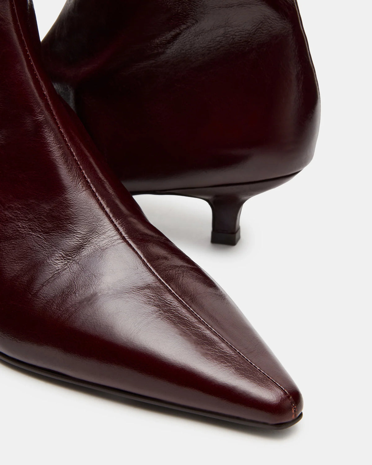 VILE BURGUNDY LEATHER - Women's Shoes - Steve Madden Canada - view 4