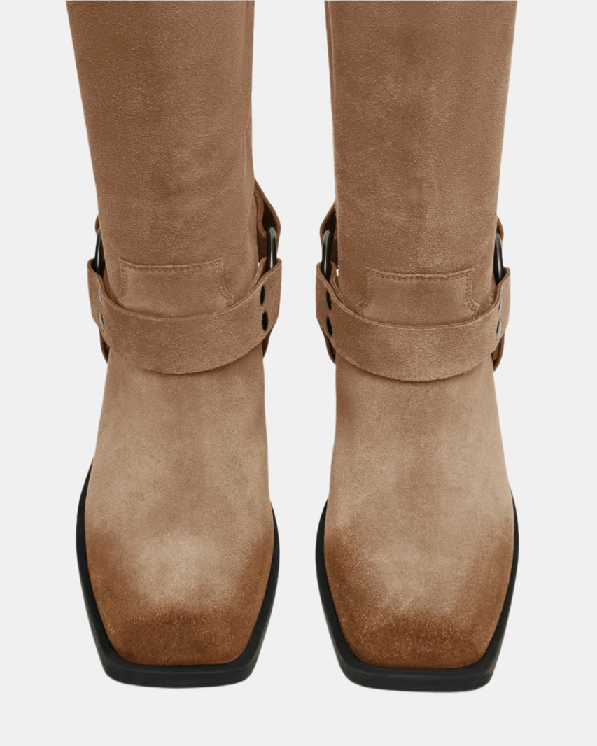 RUSKIN TAUPE SUEDE - Women's Shoes - Steve Madden Canada