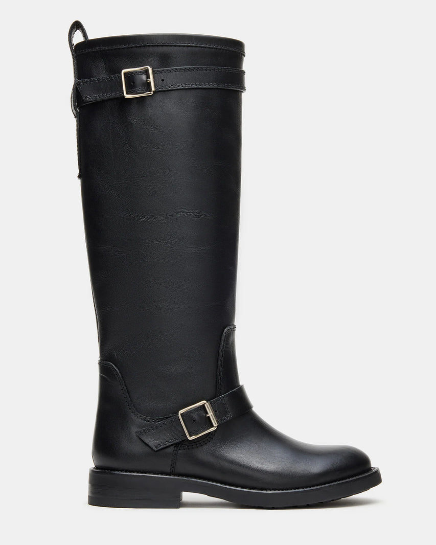 SADY BLACK LEATHER - Women's Shoes - Steve Madden Canada