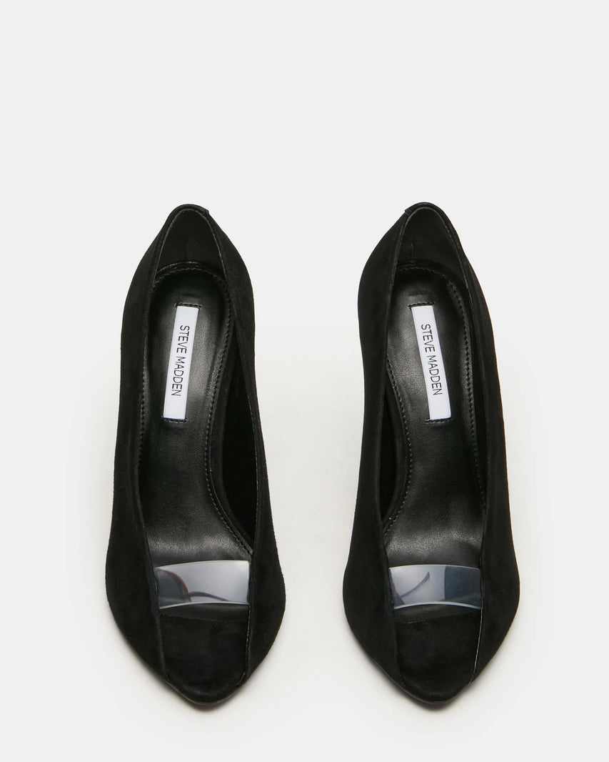 SANTINO BLACK SUEDE - Women's Shoes - Steve Madden Canada - view 4