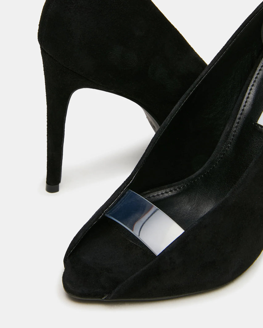 SANTINO BLACK SUEDE - Women's Shoes - Steve Madden Canada - view 3