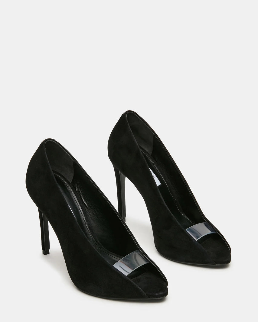 SANTINO BLACK SUEDE - Women's Shoes - Steve Madden Canada - view 2