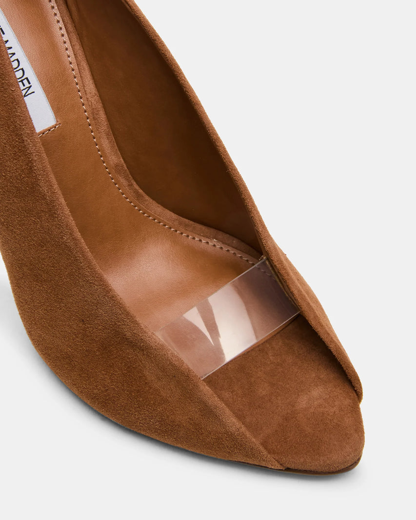 SANTINO CHESTNUT SUEDE - Women's Shoes - Steve Madden Canada - view 4