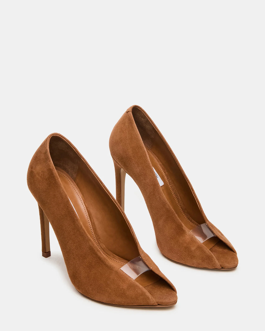 SANTINO CHESTNUT SUEDE - Women's Shoes - Steve Madden Canada - view 3