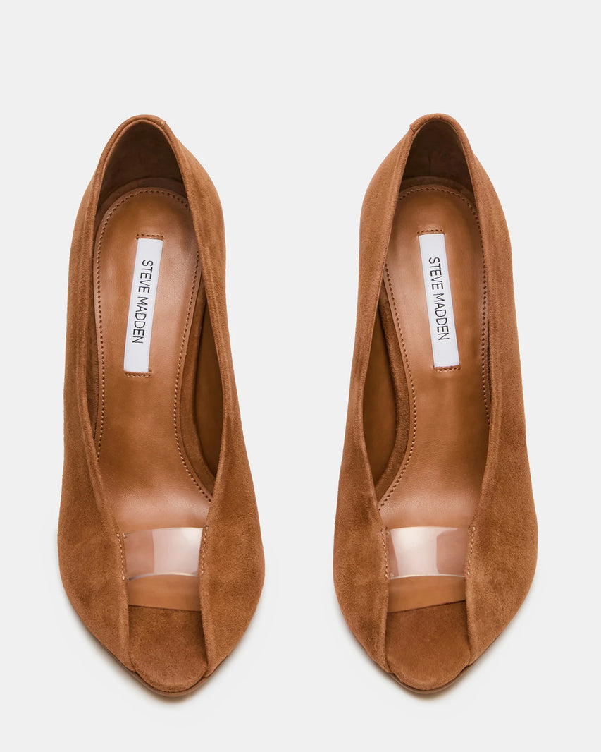 SANTINO CHESTNUT SUEDE - Women's Shoes - Steve Madden Canada - view 5