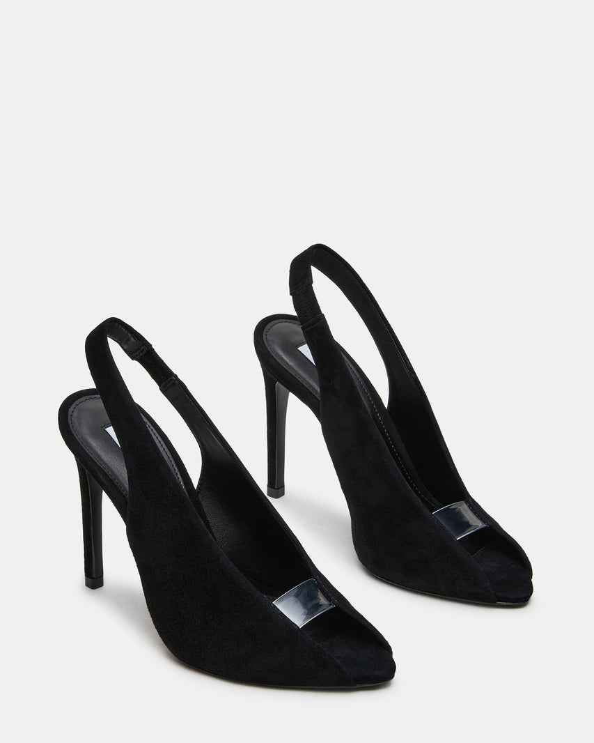 SASHA BLACK SUEDE - Women's Shoes - Steve Madden Canada - view 2