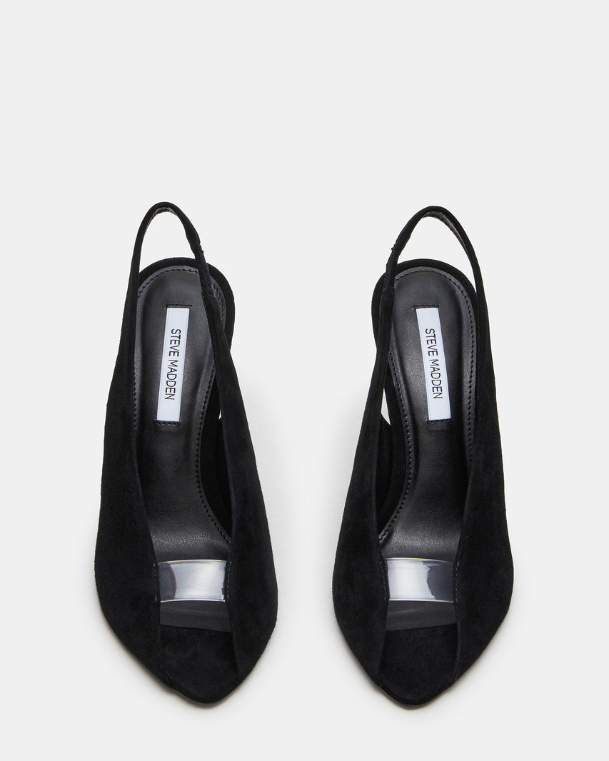 SASHA BLACK SUEDE - Women's Shoes - Steve Madden Canada - view 4