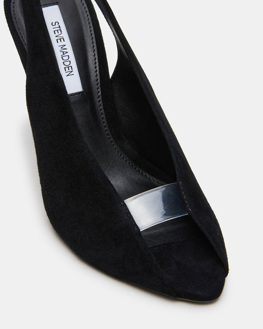 SASHA BLACK SUEDE - Women's Shoes - Steve Madden Canada - view 3