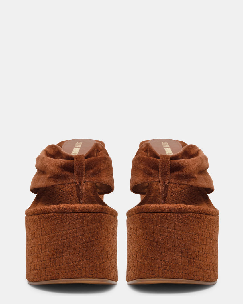 SAUCY TAN SUEDE - Women's Shoes - Steve Madden Canada - view 3