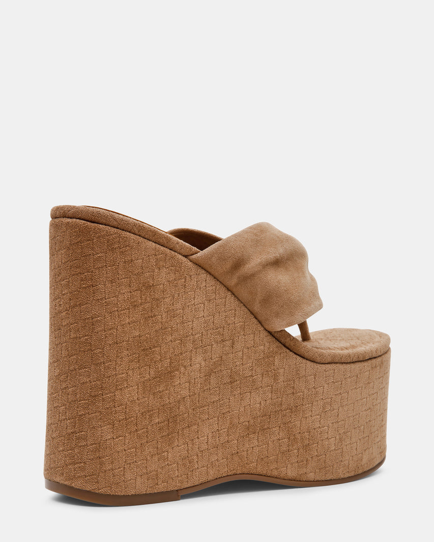 SAUCY TAUPE SUEDE - Women's Shoes - Steve Madden Canada - view 6